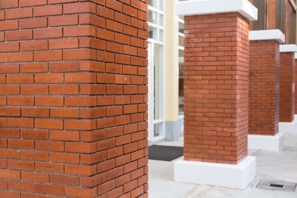 Brick Column Installation in Hendersonville