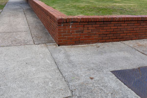 Brick Retaining Wall Repair in Hendersonville